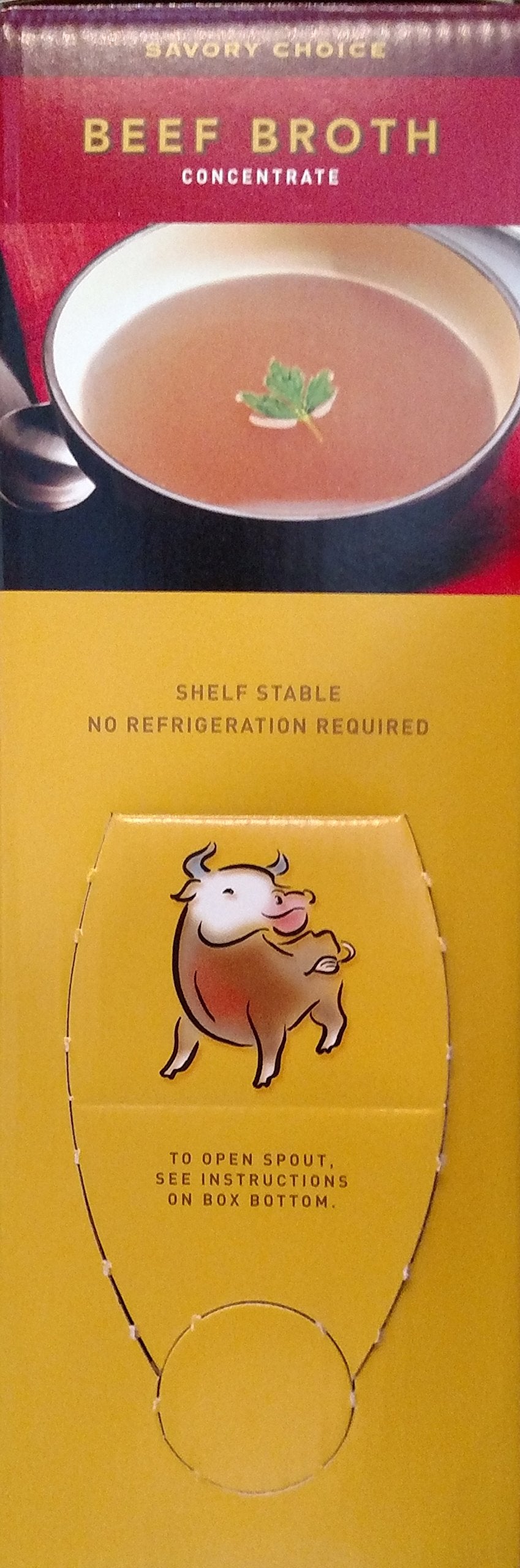 Savory Choice Beef Broth Concentrate - 4.5 Liter (1.19 Gallons) - 20X Concent...