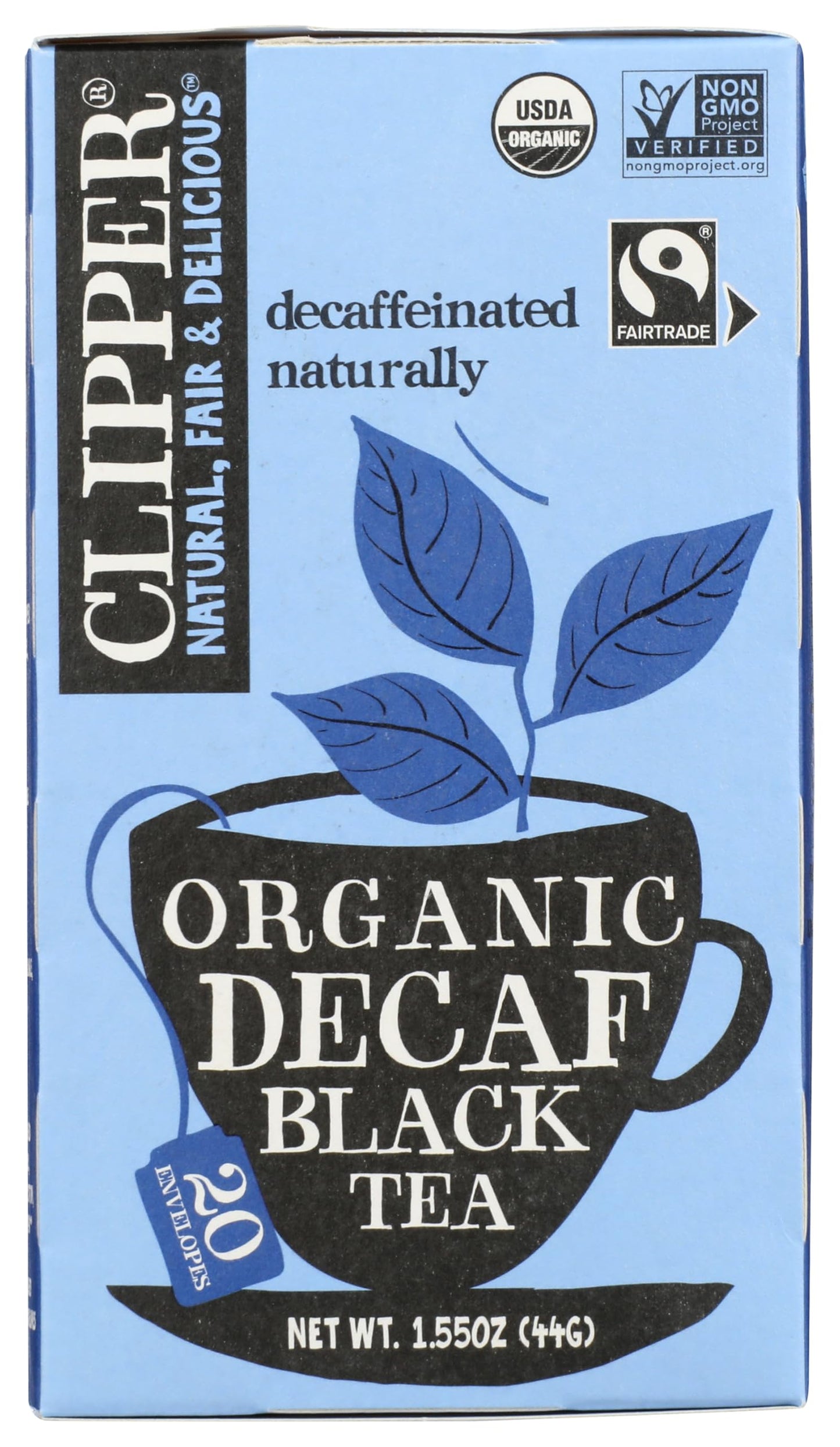 Clipper Tea, Black Tea Organic Decaf, 20 Count