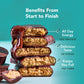 ALOHA Organic Plant Based Protein Bars - Almond Butter Cup - Vegan, Gluten-Free, Low Sugar - 12 Bars, 1.7 x 4.15 x 0.375 inches