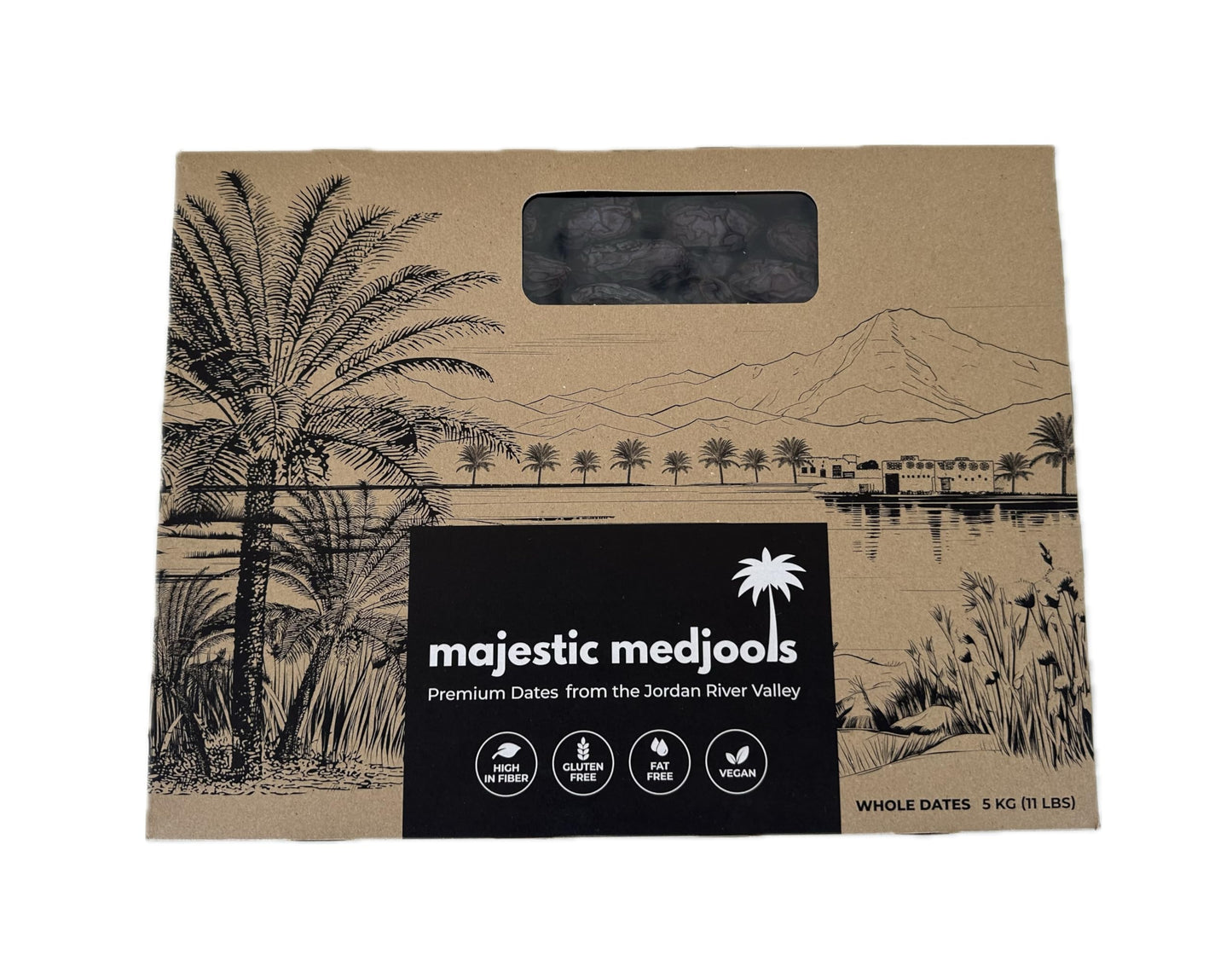 Majestic Medjools: Premium Dates from the Jordan River Valley (5Kg)