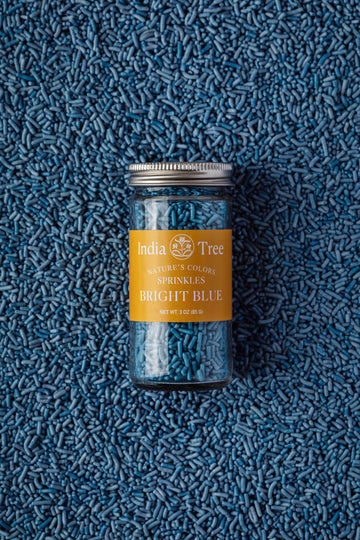 India Tree Nature'S Colors Bright Blue Sprinkles - 2.9 Lb Bulk | Natural, Vegan, Non-Gmo, Top 9 Allergen-Free