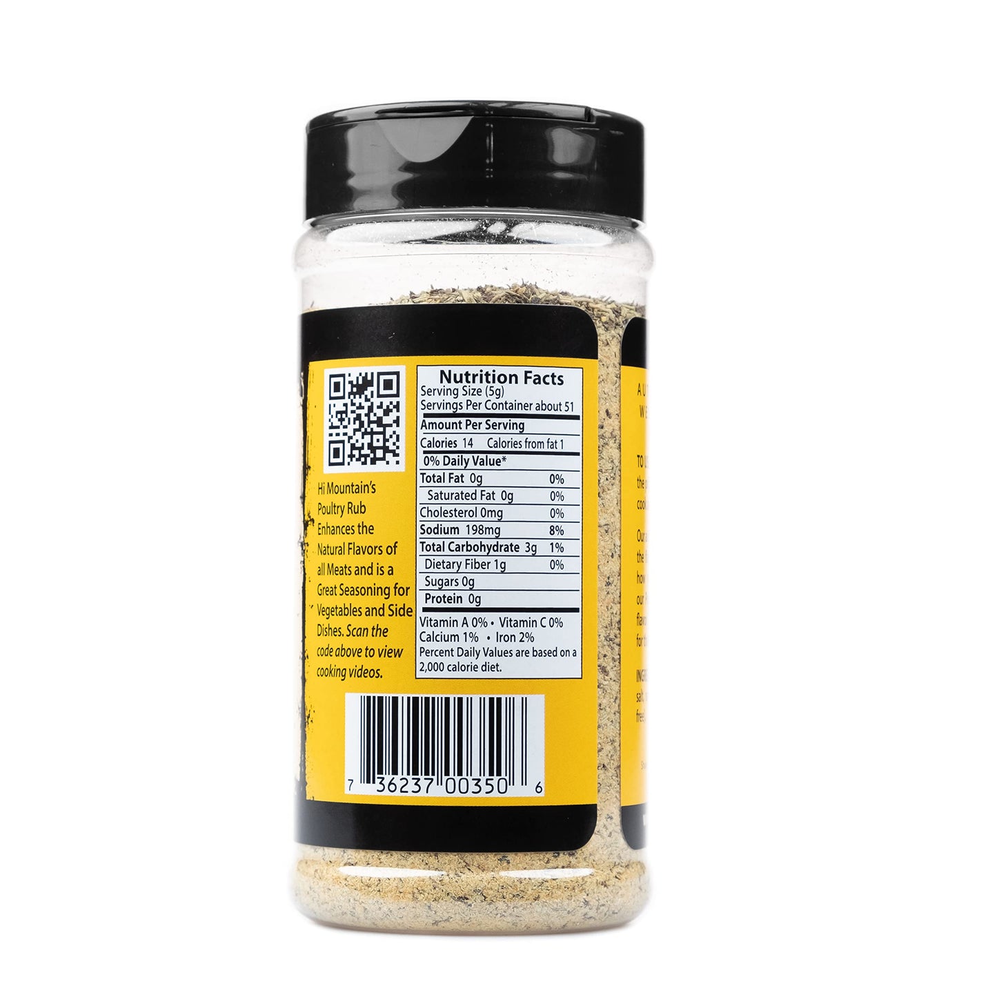 Hi Mountain Seasoning | Poultry Rub | Western Style Bbq Rub For Poulry | Poultry Seasoning | Delicious On Chicken, Turkey, Water