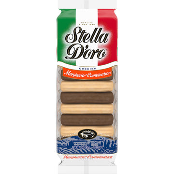 Stella Doro Margherite Combination Cookies, Chocolate & Vanilla, 12 Oz, Pack of 1
