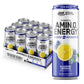 Optimum Nutrition Amino Energy Sparkling Hydration Drink  Electrolytes  Caffeine  Amino Acids  BCAAs  Sugar Free  Blueberry Lemonade  12 Fl Oz  12 Pack (Packaging May Vary)