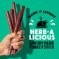 Lorissa'S Kitchen Premium Grass-Fed & Finished Jerky Snack Sticks 24-Pack: Herb-A-Licious Turkey Flavor, 8G Protein, Certified F