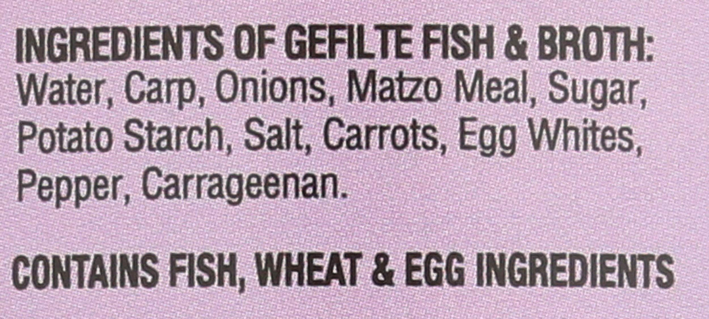 Yehuda Sweet Gefilte Fish, 24Oz (2 Pack) Kosher For Passover
