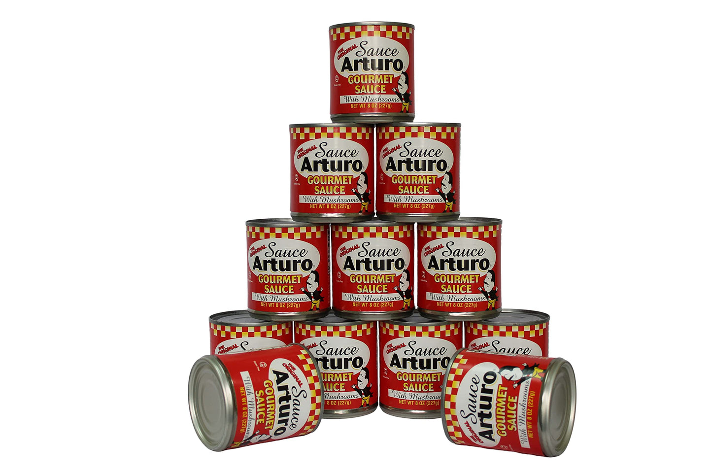 Arturo Gourmet Sauce With Mushrooms - (Pack Of 24) (8 Oz) - Tomato Sauce Enhancer - Spaghetti Sauce Enhancer - Marinara Sauce Fr