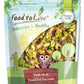 Food to Live California Pistachio Halves, Raw Unsalted Nuts, 8 Ounces, Vegan, Bulk Nutmeats