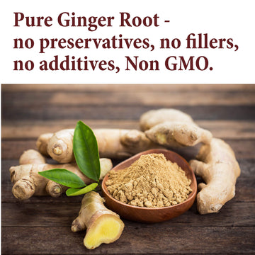 The Spice Way Ginger Powder- (8 Oz) A Pure Dry Ground Powdered Root