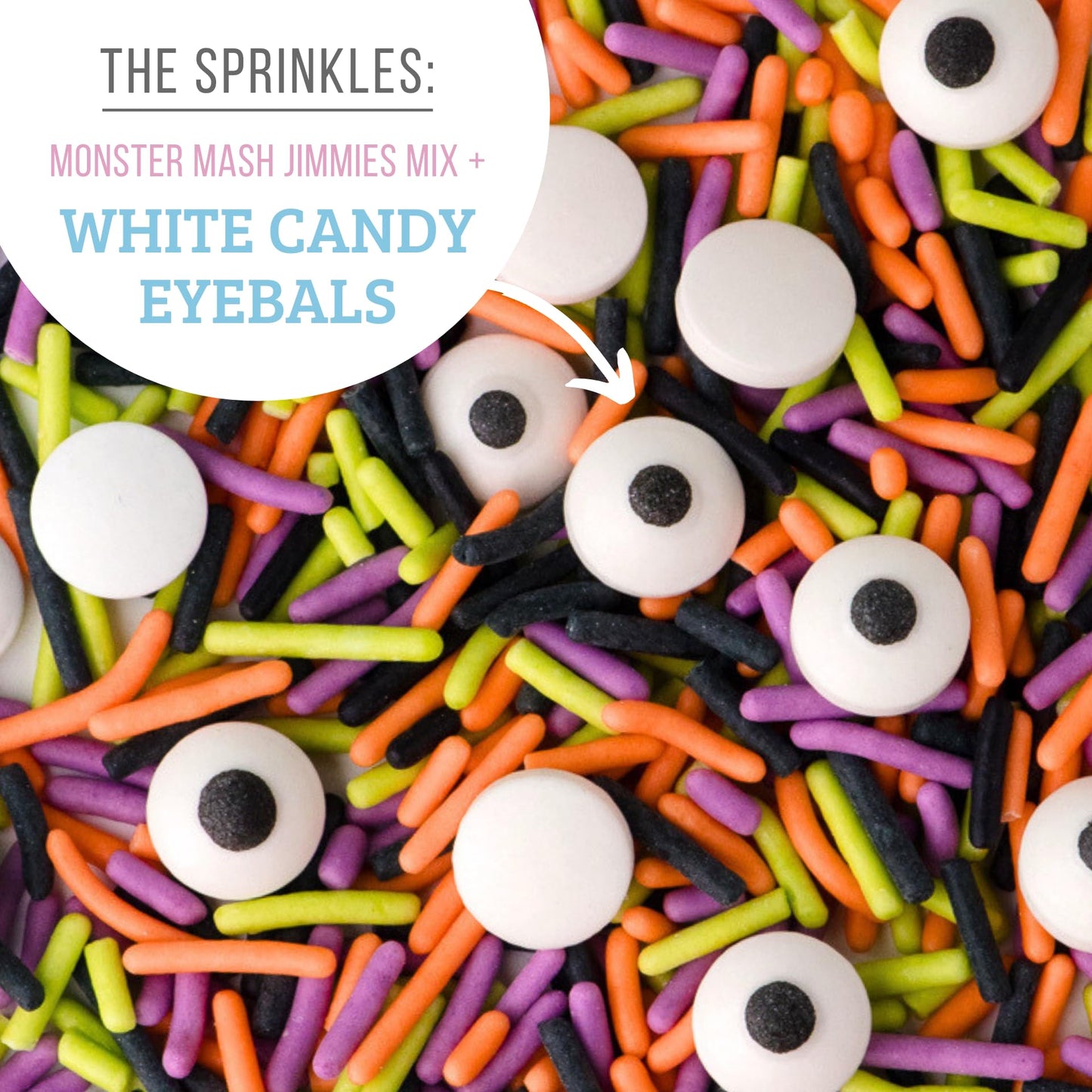Sweets Indeed, Halloween Frosting Kit plus Sprinkles, 3 Frosting Tubes, 2.5 ounces Sprinkes, 4 nozzles, 13.08 ounces, Perfect fo
