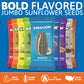 SMACKIN Sunflower Seeds  No Salty Burn  Roasted Jumbo Small-Batch  American Made - 10 Flavor Variety. 1.5oz bags (10 Bags)