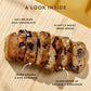 Christmas Gift Box Of Gourmet Banana Bread By Sweetness Central, Baked Fresh For Each Order, Made With Belgian Chocolate Chips,