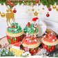 Christmas Sprinkles Holiday Cake Sprinkles Edible Blue White Red Sprinkles Snowman Gingerbread House Frozen Sprinkle Pearls Suga
