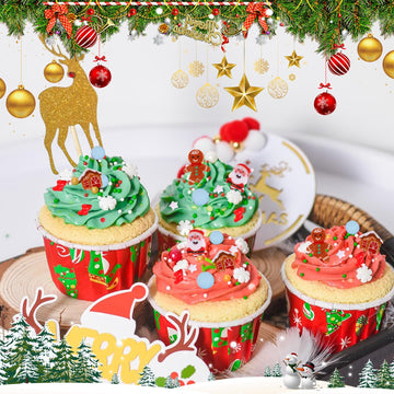 Christmas Sprinkles Holiday Cake Sprinkles Edible Blue White Red Sprinkles Snowman Gingerbread House Frozen Sprinkle Pearls Suga