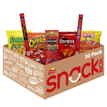 Frito Lay Chips And Jack Link'S Meats Snack Mix Variety Pack, (Pack Of 30)