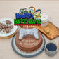 Ephlyn 1Pcs Video Game Happy Birthday Cake Topper Glitter Video Game Cake Pick Game On Controllers Gamepad Cake Decoration For G