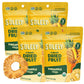 Solely - Organic Dried Pineapple Rings (3.5 Oz Resealable Bags, Pack Of 4) - Real Fresh Fruit - 1 Ingredient - Healthy Snacks For Mature-Themeds & Kids - Non Gmo, Vegan Snacks, Shelf Stable - 4 Bags (14 Oz)