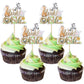 Gyufise 36Pcs Wild One Cupcake Toppers Jungle Animal One Cupcake Picks 1St Birthday Baby Shower Cake Decorations Jungle Safari T