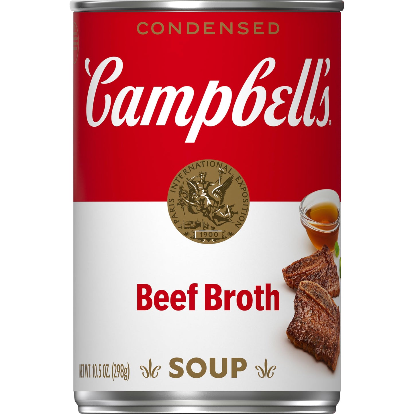 Campbells Condensed Beef Broth, 10.5 Ounce Can, Pack of 1, Rich Flavor