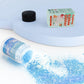 SigWong Iridescent Blue Edible Glitter - 5g Food Grade Luster Dust for Cakes, Cupcakes, and Drinks, Model SW-EG-1-5