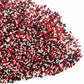 Se Si&Moos Red And Black Sprinkles Black White And Red Nonpareils Edible Pearls For Cake Decorating Small Pearl Sprinkles Hallow