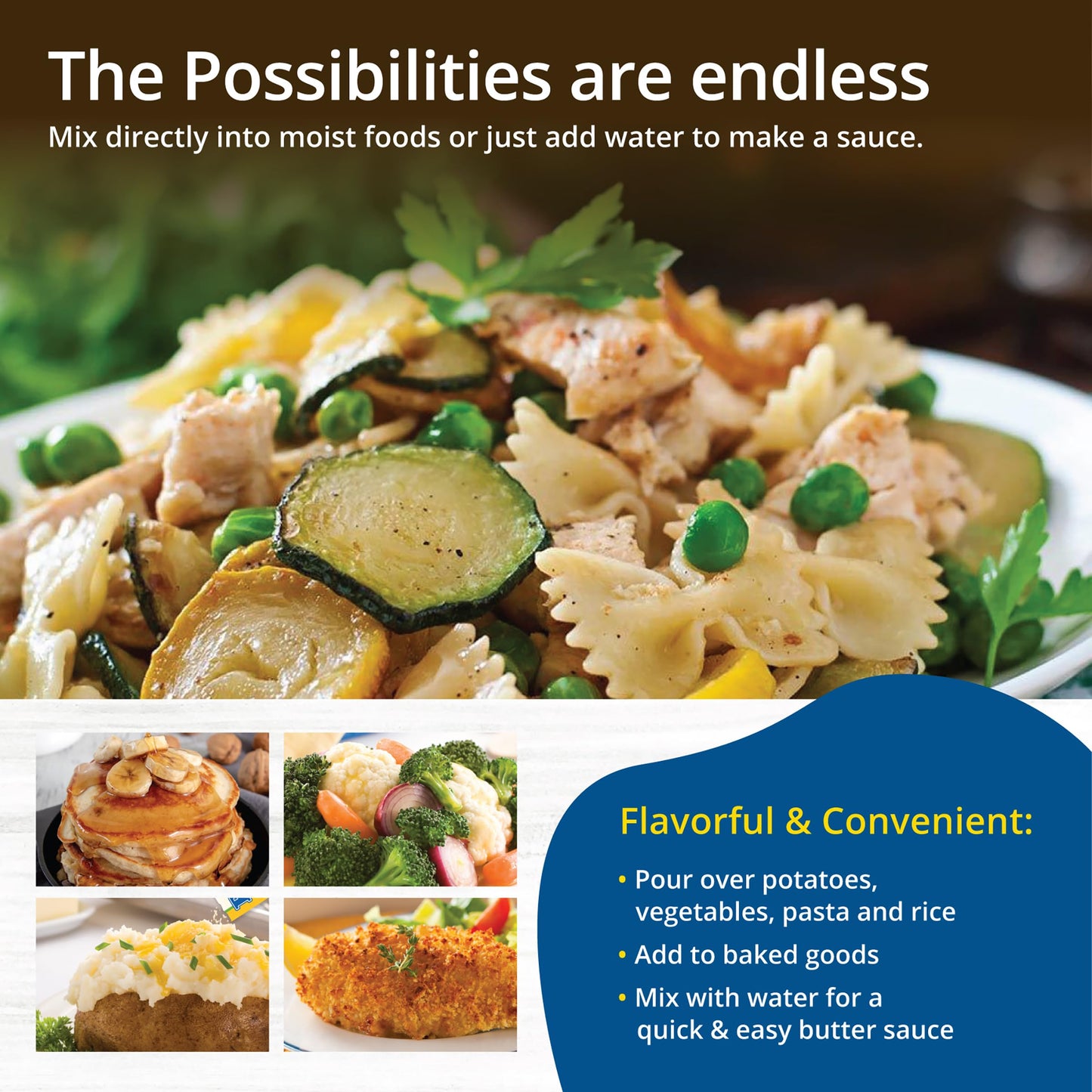 BUTTER BUDS Sauce Mix - Non-GMO, Gluten-Free, Natural Butter Flavored, 4 Oz (Pack of 4), Model BBDS-498353