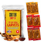 Hotlix Larvets Edible Bugs (6-Pack) | Real Flavored Edible Larvae In Mexican Cheese, Cheddar Cheese & Bbq | Exotic Snacks For Mature-Themeds | Snack Food Gifts For Any Occasions | Flavored Bugs To Eat