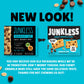 Junkless Chewy Granola Bar 4-Flavor Variety Pack - Less Sugar, Great Tasting, Wholesome Snacks - Bulk Granola Bars - 1.1 oz. Bar