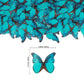 Gyufise 48Pcs Edible Butterfly Cake Decorations - Wafer Paper Butterflies & Cupcake Toppers In Green