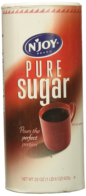 N'Joy Pure Cane Sugar - 16 Oz. Canisters