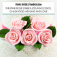 Global Sugar Art Peace Rose Sugar Cake Flowers Pink 2 Inch, 8 Count By Chef Alan Tetreault