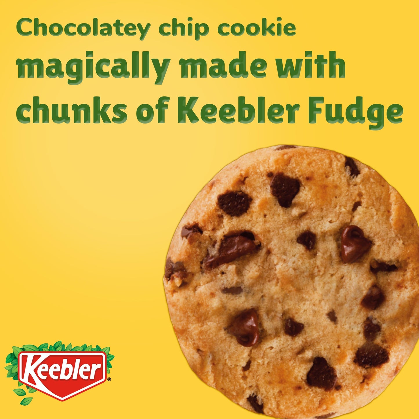 Keebler Chips Deluxe Fudgy Chocolate Chip Cookies With Chunks Of Keebler Fudge 11.2 Oz