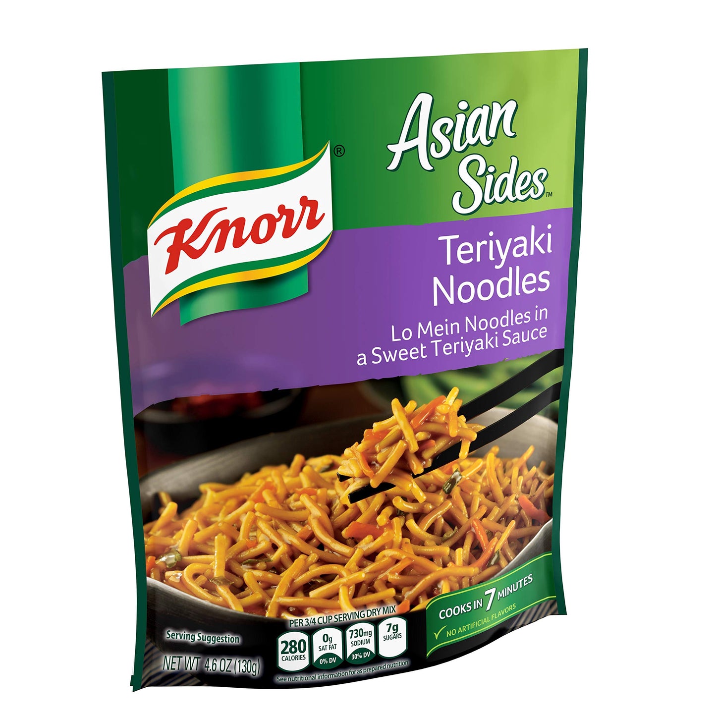 Knorr Asian Sides: Teriyaki Noodles (Pack Of 4) 4.6 Oz Bags