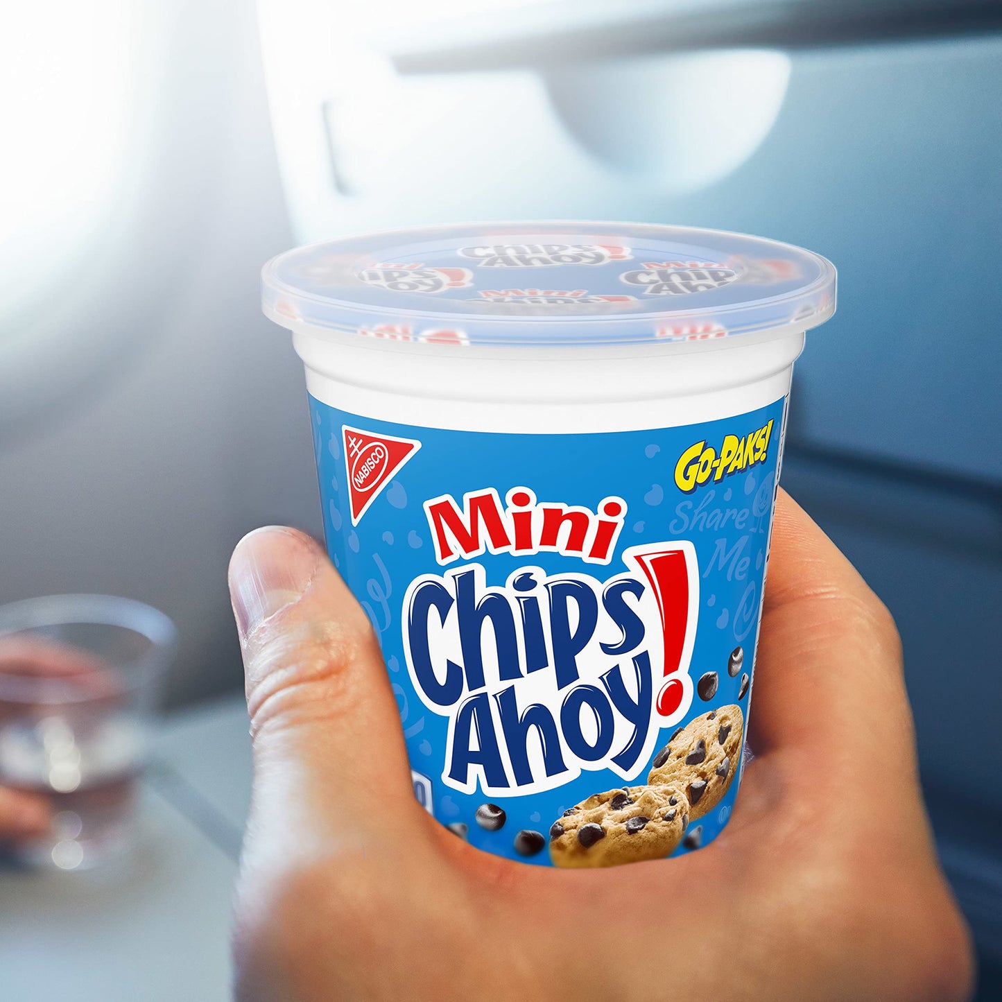 Chips Ahoy! Mini Original Chocolate Chip Cookies, Go-Paks, 12 - 3.5 Oz Cups