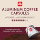 Illy Aluminum Espresso compact pieces - Intenso Lungo Roast Coffee - 10 Count Pack - Compatible with Nespresso Machines
