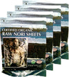 Raw Organic Nori 200 qty Sheets Pack - Certified Vegan, Raw, Kosher Sushi Wrap Papers - Premium Unheated, Dried Un Cooked, Un- T