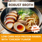 Keto Naturals Low Carb Ramen Noodles, Chicken Flavor, 6 Packs, 4g Carbs, High Protein, Plant-Based, 3.13oz Each