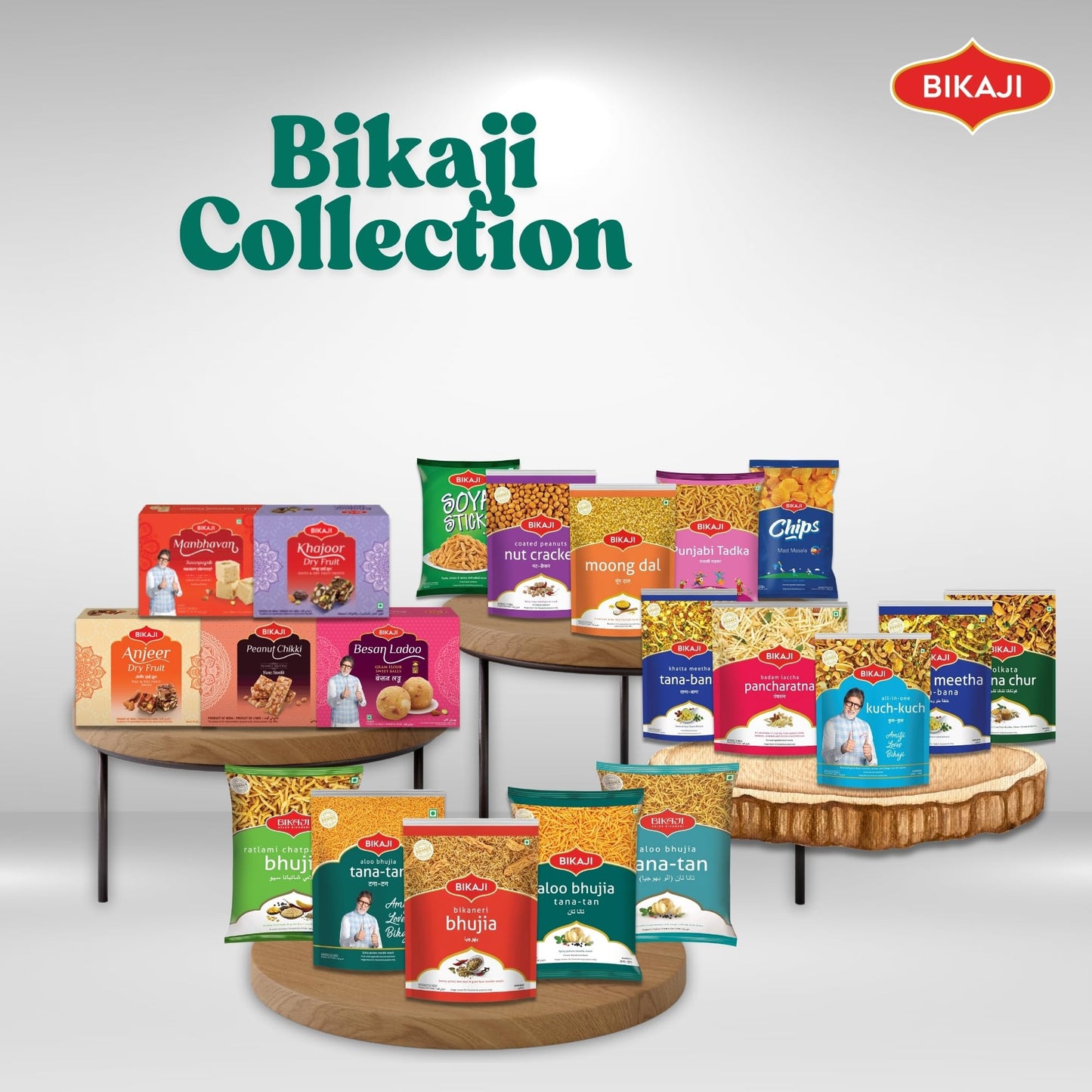 Bikaji Anjeer Dry Fruit Burfi 8.81 Oz (250G) | Indian Fig Cake & Nut Fudge With Enhanced Dry Fruits | Authentic Mithai & Traditional Indian Sweet Treat | Perfect For Festive Gifting & Celebrations