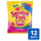 Swedish Fish Tails 2 Flavors In 1 Soft & Chewy Candy, Bulk Candy, 12 - 3.6 Oz Bags