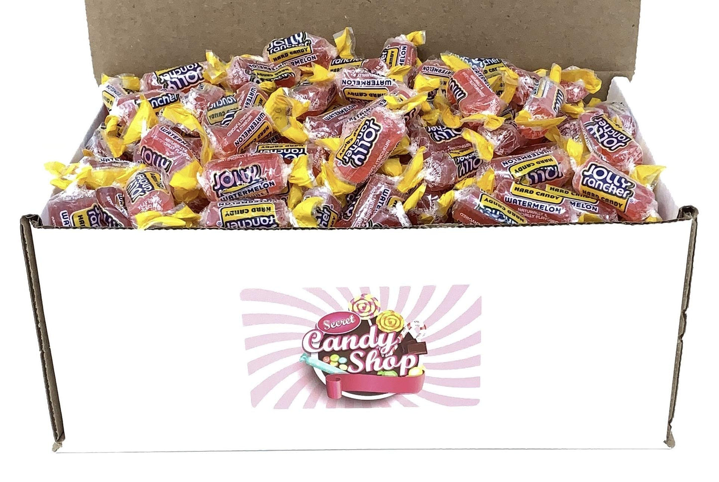 Secret Candy Shop Jolly Rancher Hard Candy In Box, 200 Candies (Individually Wrapped) (Watermelon)