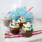 30 Pcs Baby It'S Cold Outside Snowflake Cupcake Toppers Glitter Winter Frozen Theme Cupcake Picks For Winter Wonderland Shower B