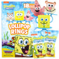 Imaginings 3 SpongeBob Squarepants Decorated Lollipop Rings, Patrick and Sandy, Individually Wrapped Candy for Birthday Party Fa