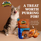Wild Meadow Farms Cat   - Meat N Greets Soft Jerky with Real Chicken, High Protein, Grain-Free, 2 oz