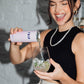 TRIP Adaptogen Seltzer, Lightly Sparkling Raspberry Blossom, 12 Fl Oz (Pack of 12), No Added Sugar, Vegan