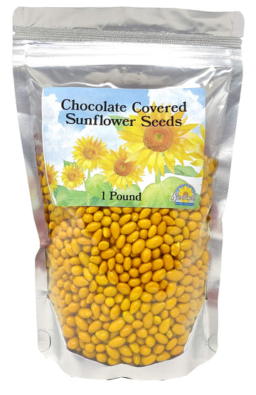 Rabbit Creek Sunflower Food Company Yellow Chocolate Covered Sunflower Seeds Bulk Yellow Candy, Yellow Cake and Cupcake Decorati
