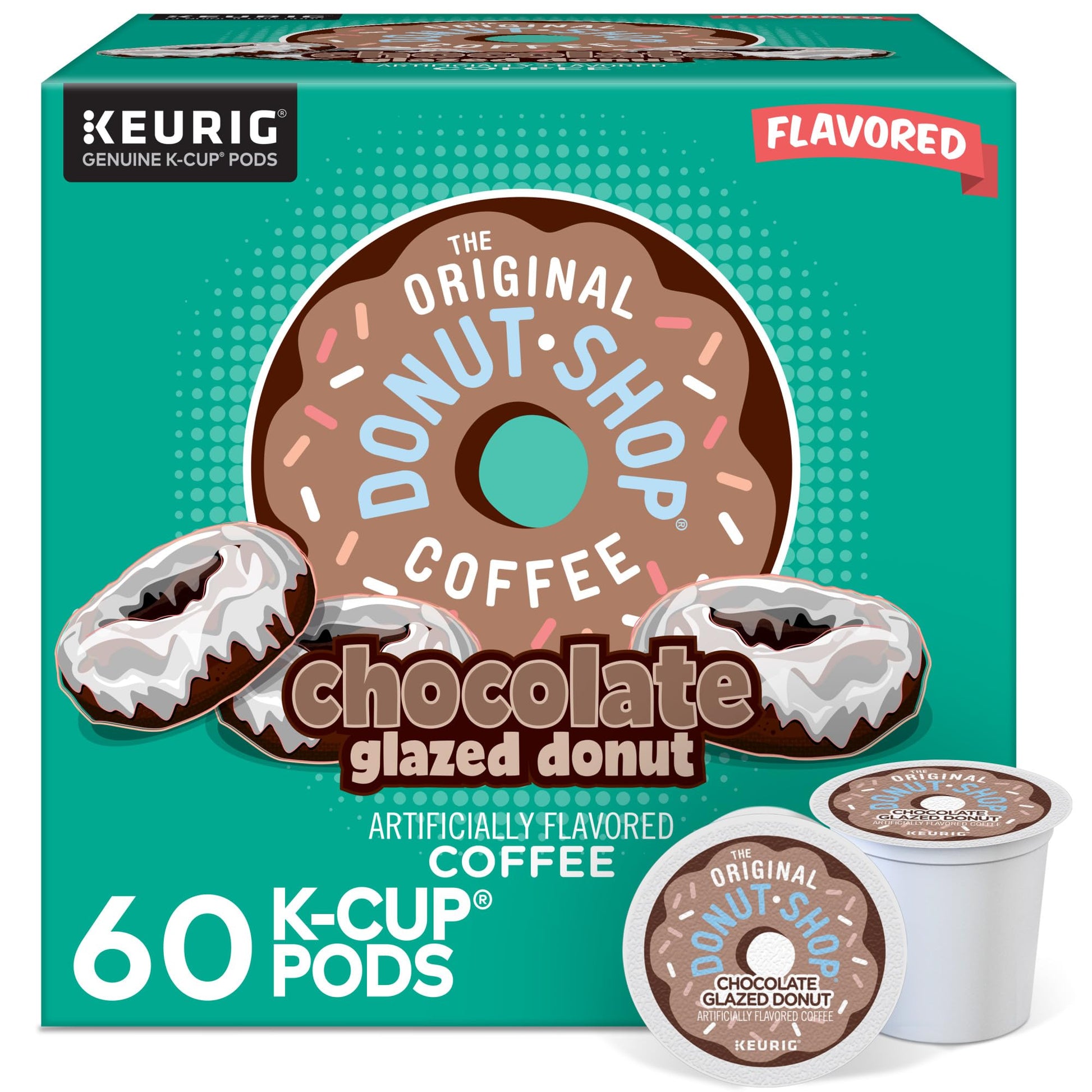The Original Donut Shop Coffee K-Cup Pods, Medium Roast, 60 Count (6 Packs of 10)