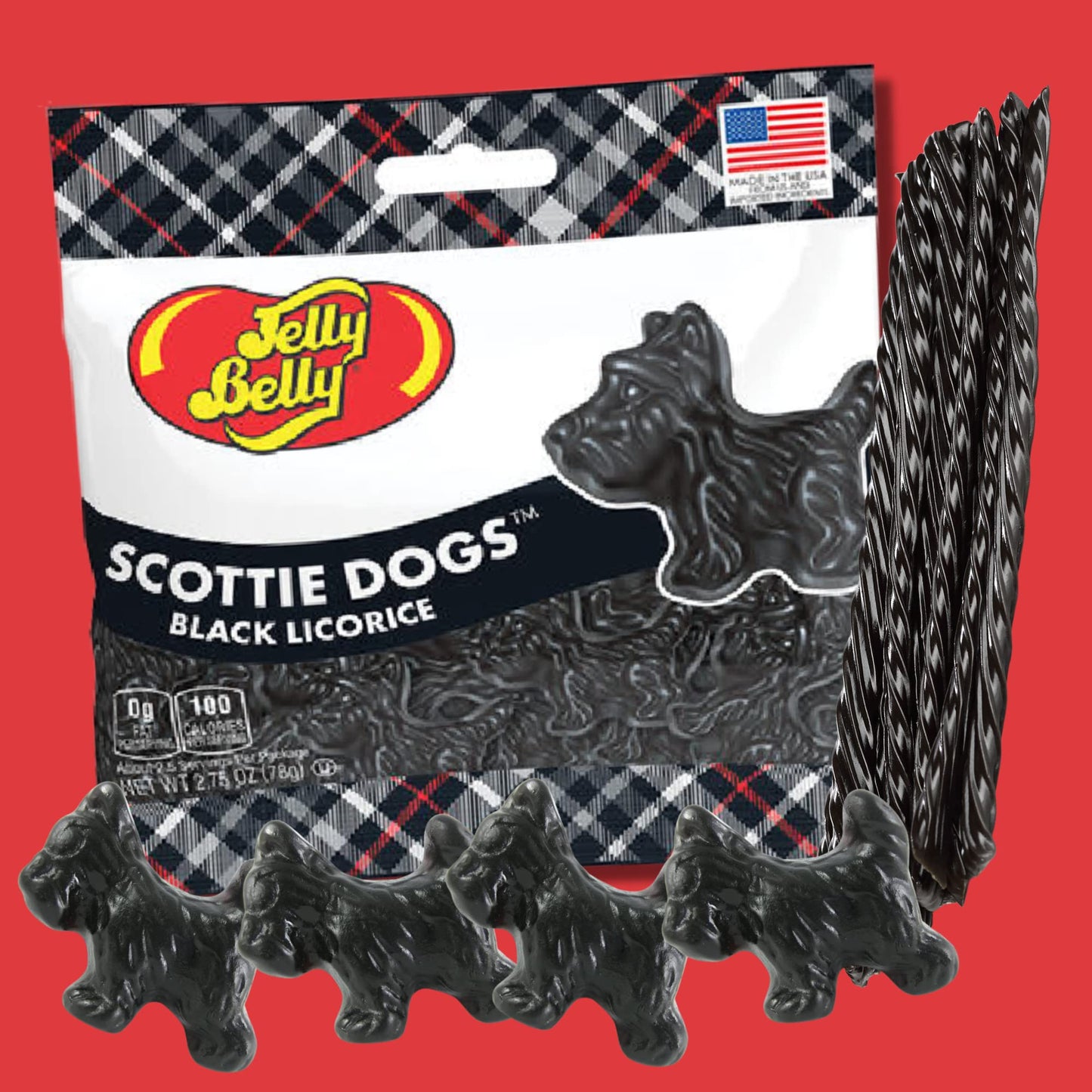 Ultimate Black Licorice Lovers Assortment With Bridge Mix, Scottie Dogs, And Beans Candy, Assorted Gourmet Shareable Candy, Pack