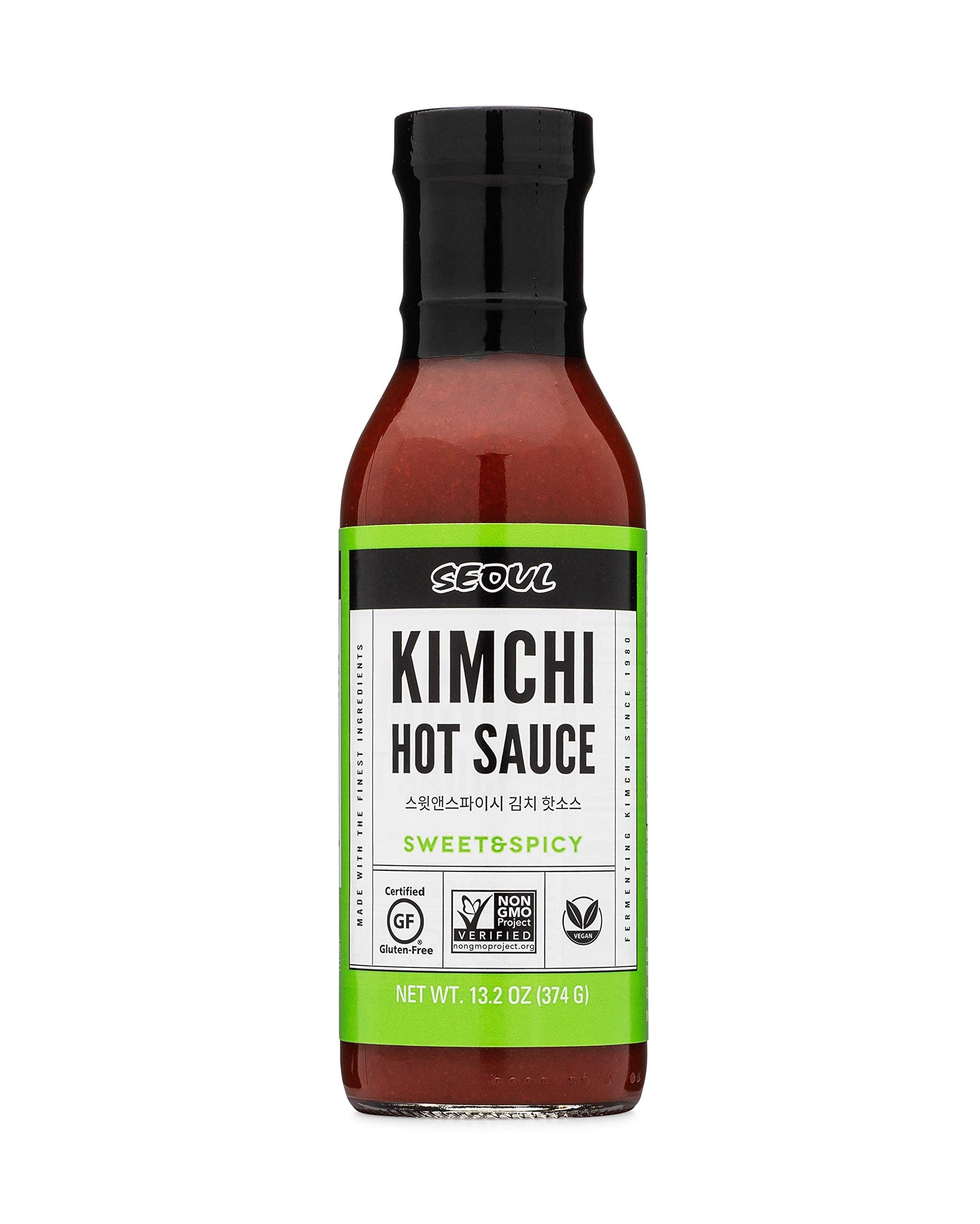 SEOUL Sweet And Spicy Kimchi Hot Sauce, 13.2 OZ
