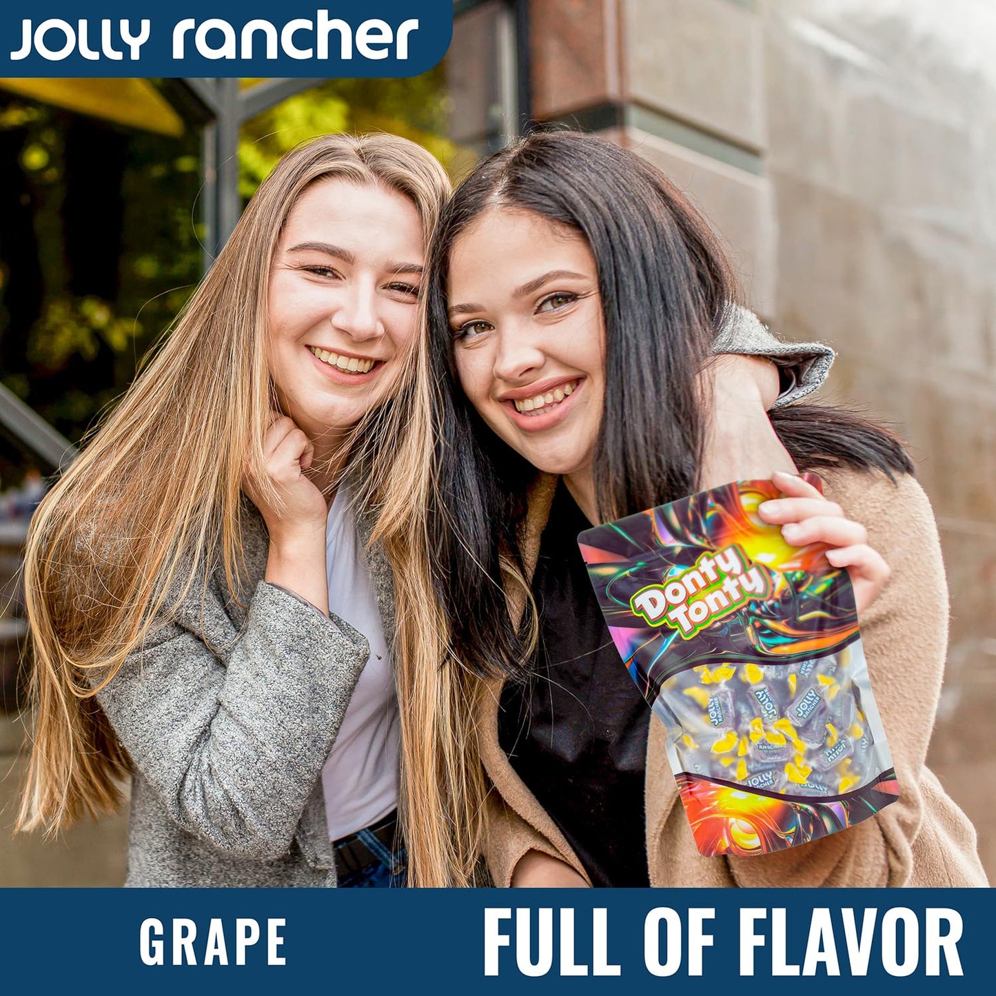 Jolly Rancher Hard Candy Grape Original Flavor 2 Lb - Bulk Bag, Individually Wrapped (148 Pieces)