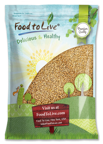 Food to Live Hard Red Wheat Berries, 15 Pounds - Sprouting for Wheatgrass, Kosher, Raw, Vegan, Bulk